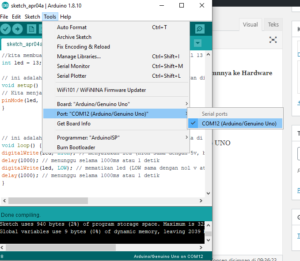 Arduino Pemula : Instal Arduino IDE dan Cara Upload Program – Idrus Project