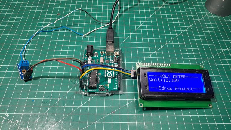 Membaca Tegangan DC Menggunakan Arduino dan Sensor Tegangan – Idrus Project
